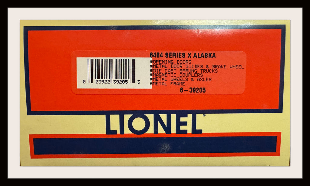 Lionel Alaska  # 6-39205 New Old Stock
