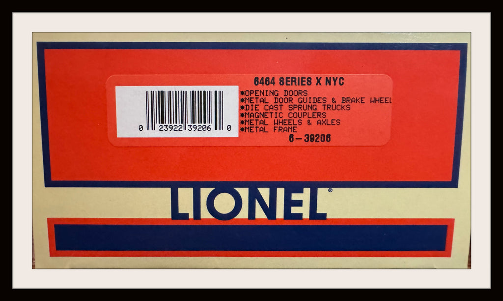 Lionel NYC # 6-39206 New Old Stock