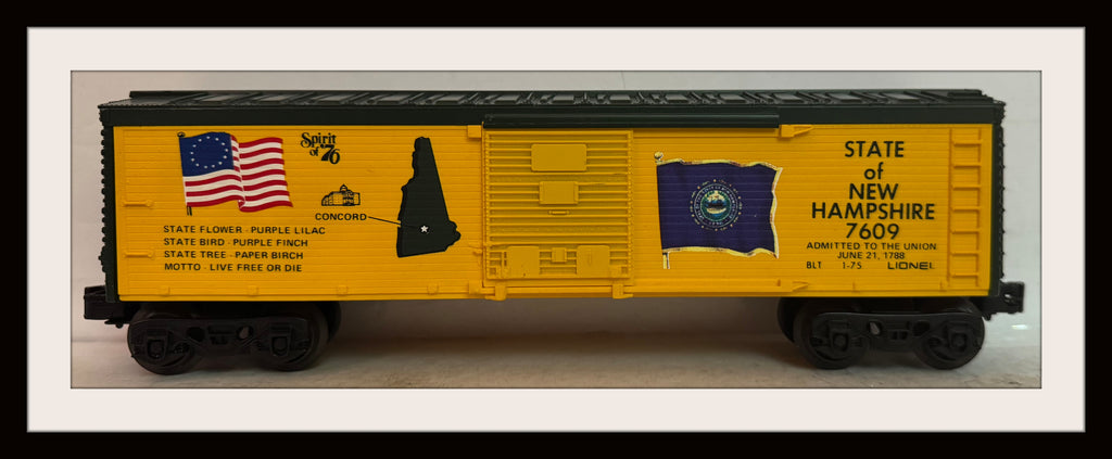 Lionel New Hampshire # 7609 Box Car