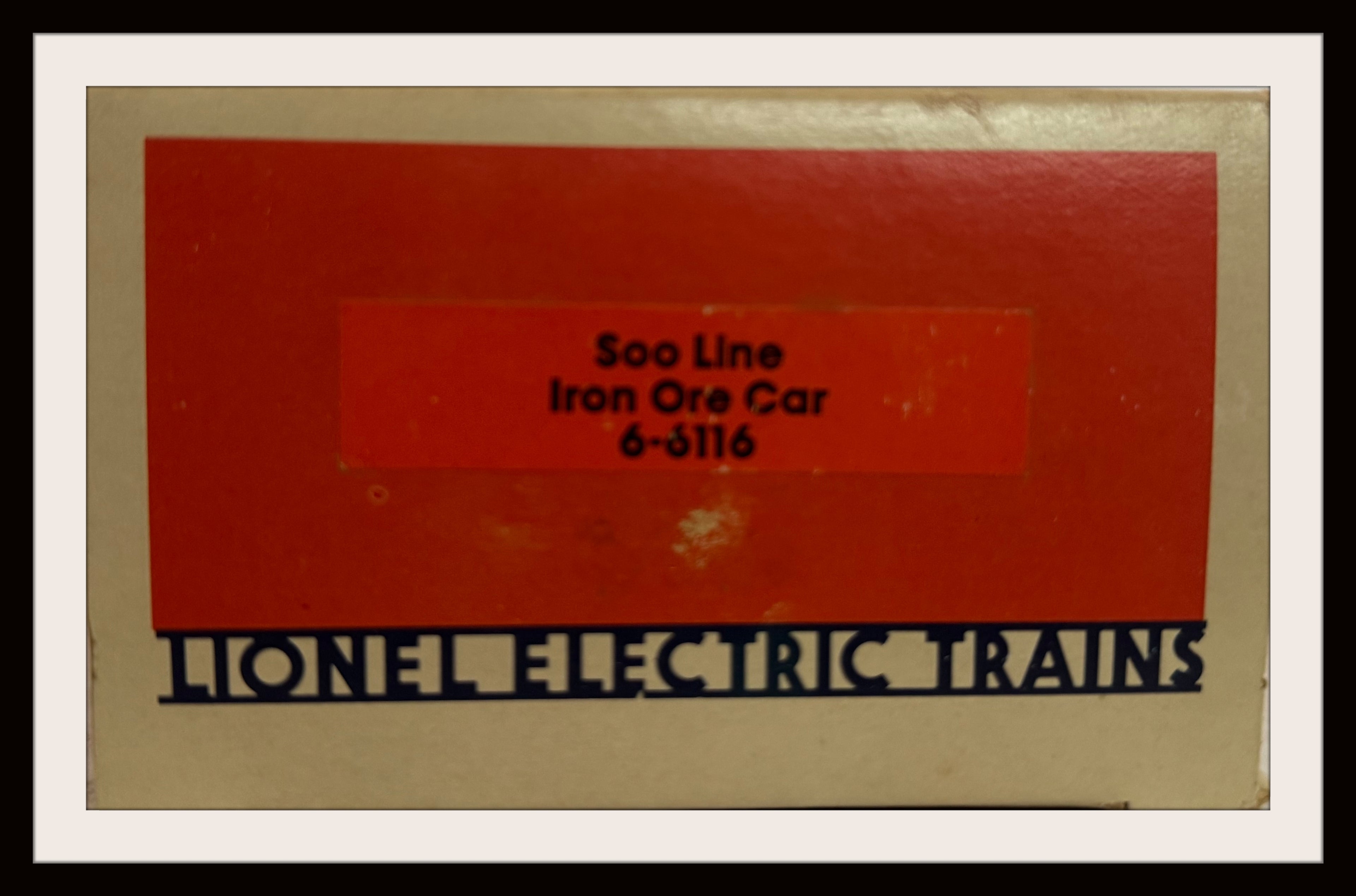 Lionel Soo Line Iron Oar Car # 6-6116