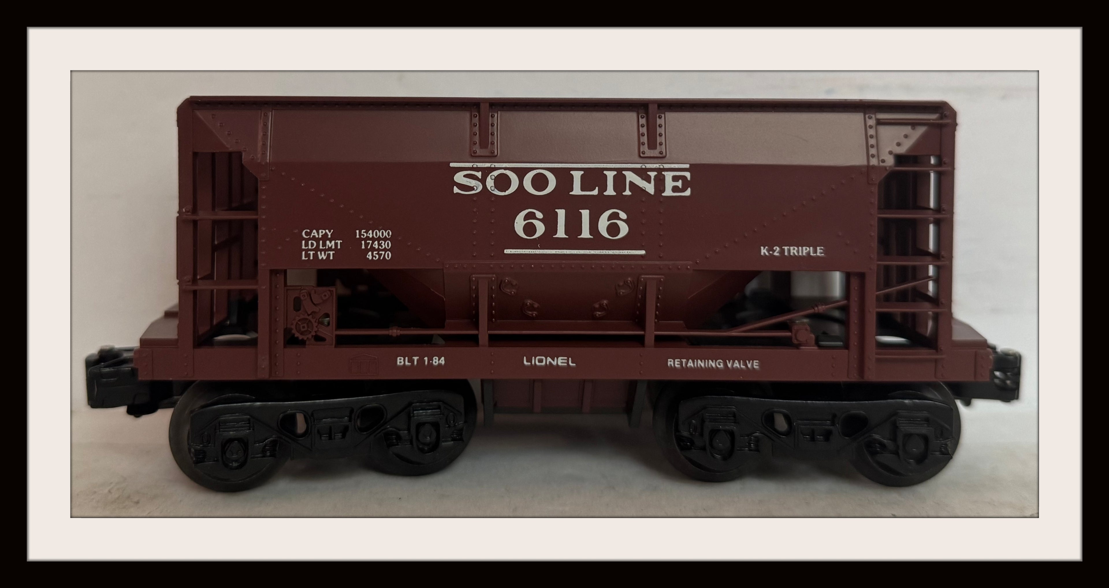 Lionel Soo Line Iron Oar Car # 6-6116