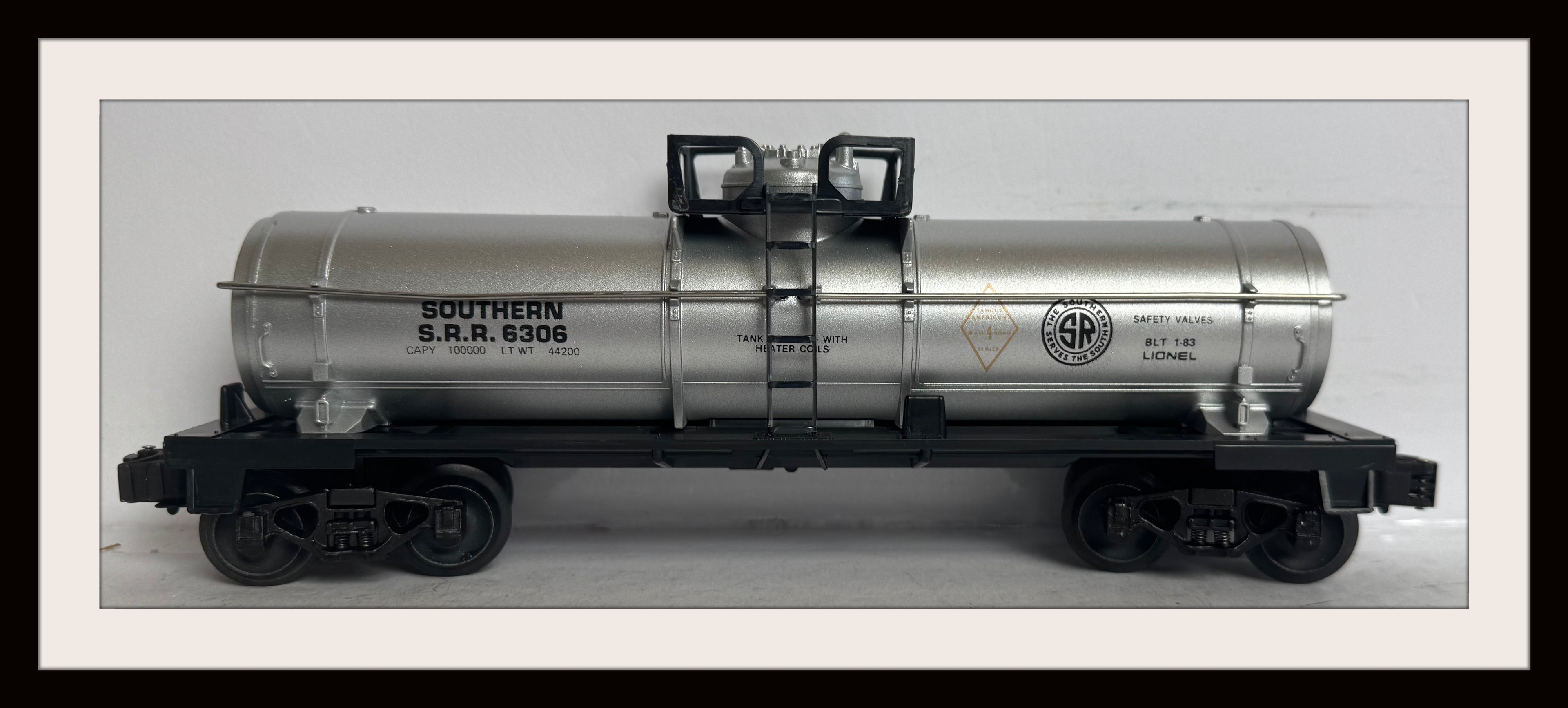 Lionel Southern 1 Dome Tank Car # S.R.R. 6306