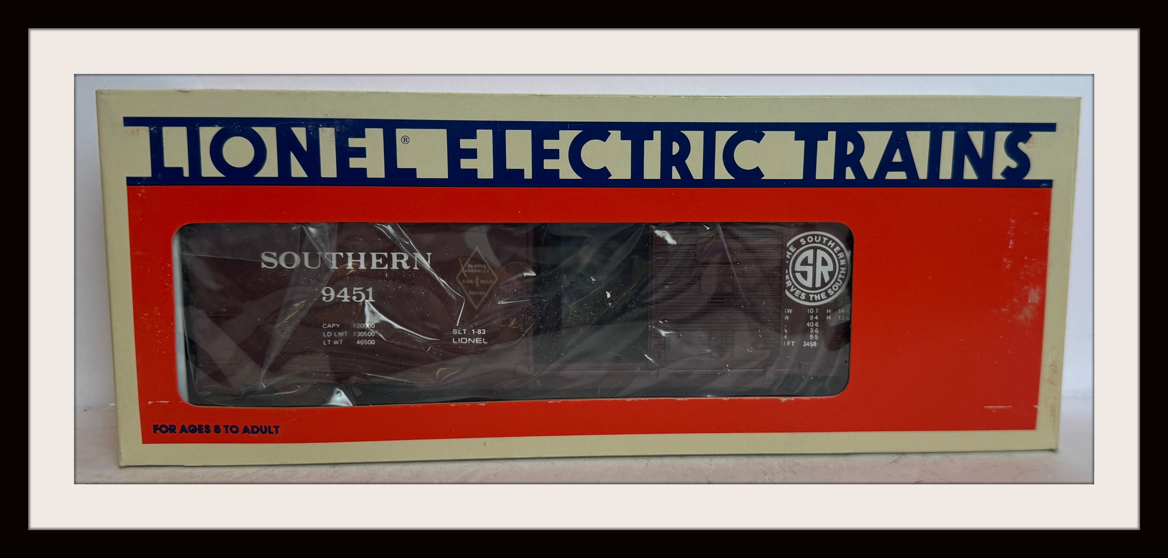 Lionel Southern Box Car # 9451 N.O.S