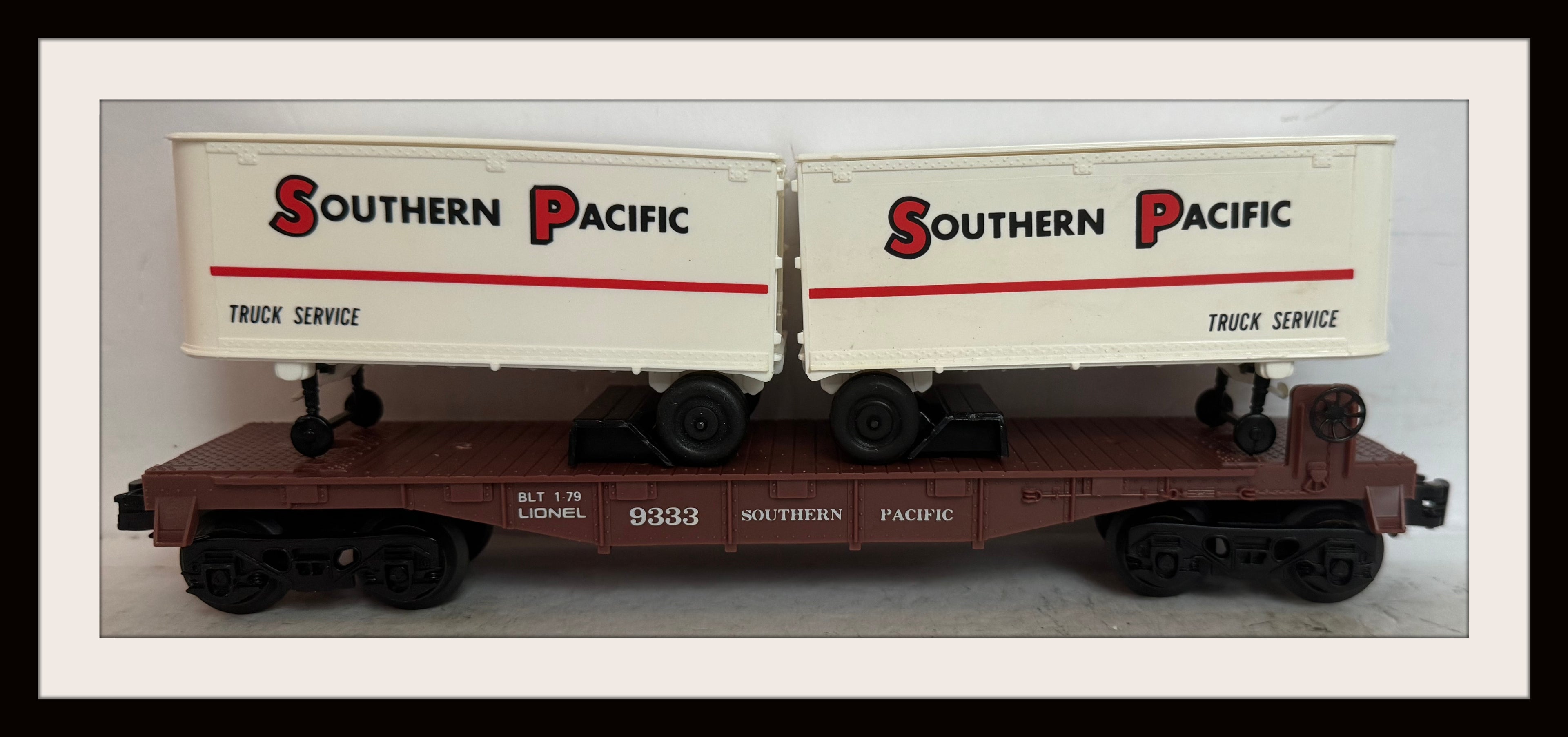 Lionel Southern Pacific Piggyback with Trailers # 6-9333 Grade 7
