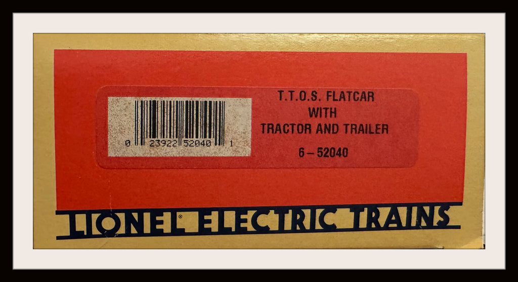 Lionel T.T.O.S. Grand Trunk Flatcar # 6-52040 NO TRAILER