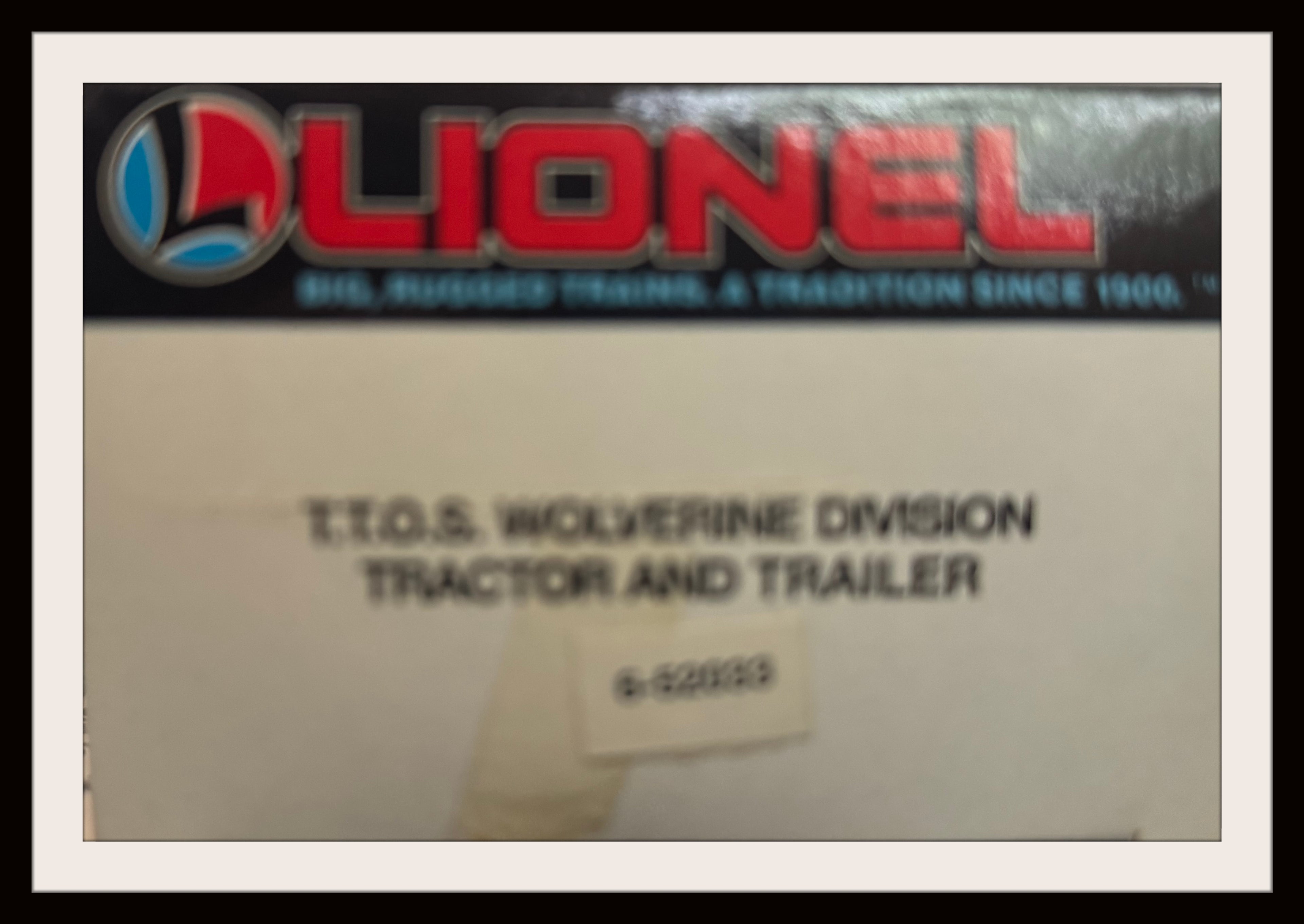 Lionel T.T.O.S. Wolverine Division Tractor and Trailer # 6-52033