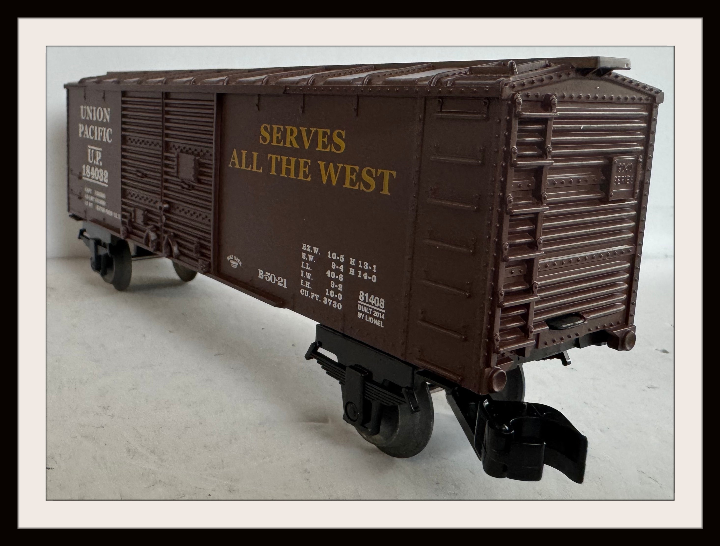 Lionel Union Pacific Box Car # 184032