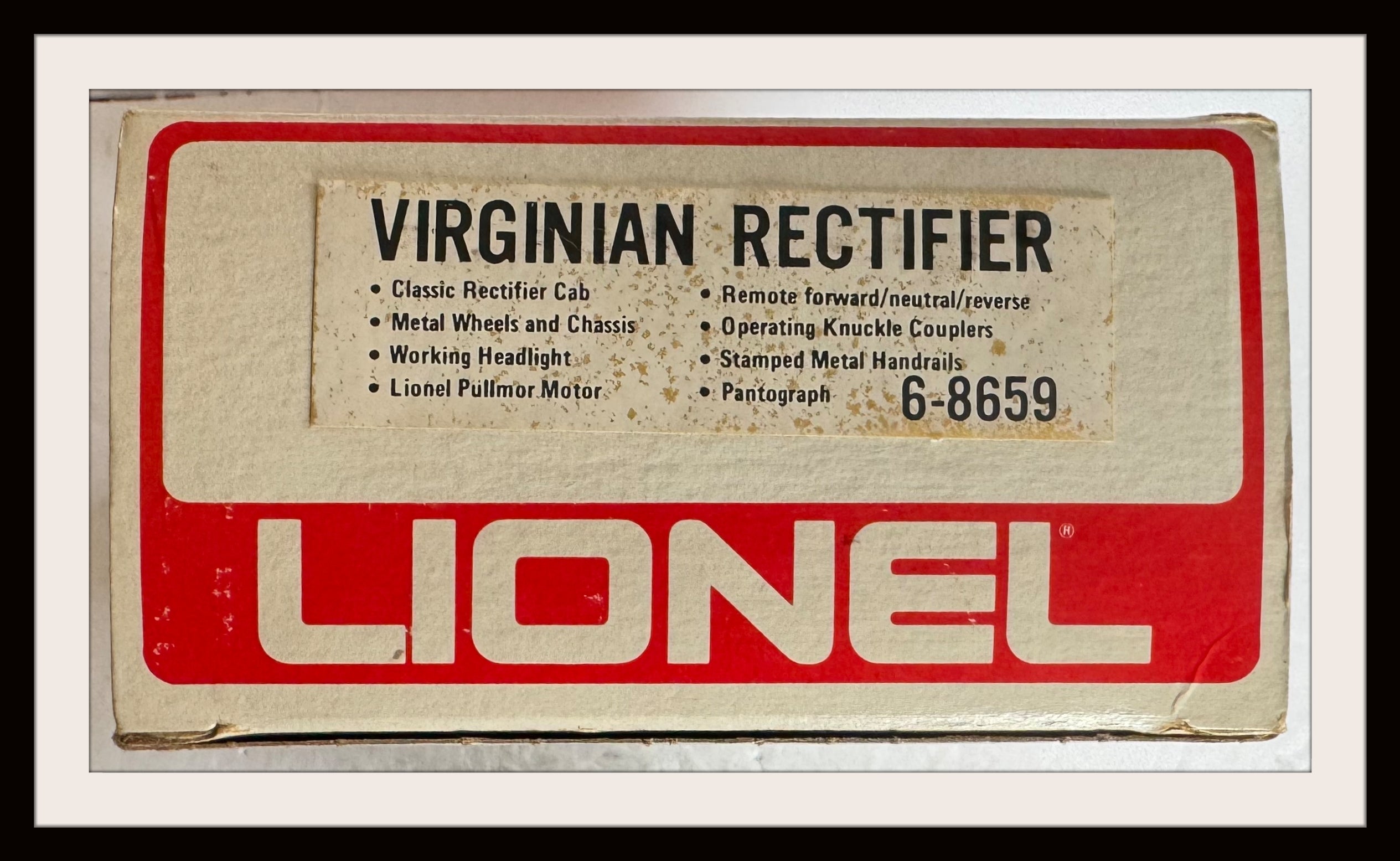 Lionel Virginian Rectifier # 8659 New Old Stock