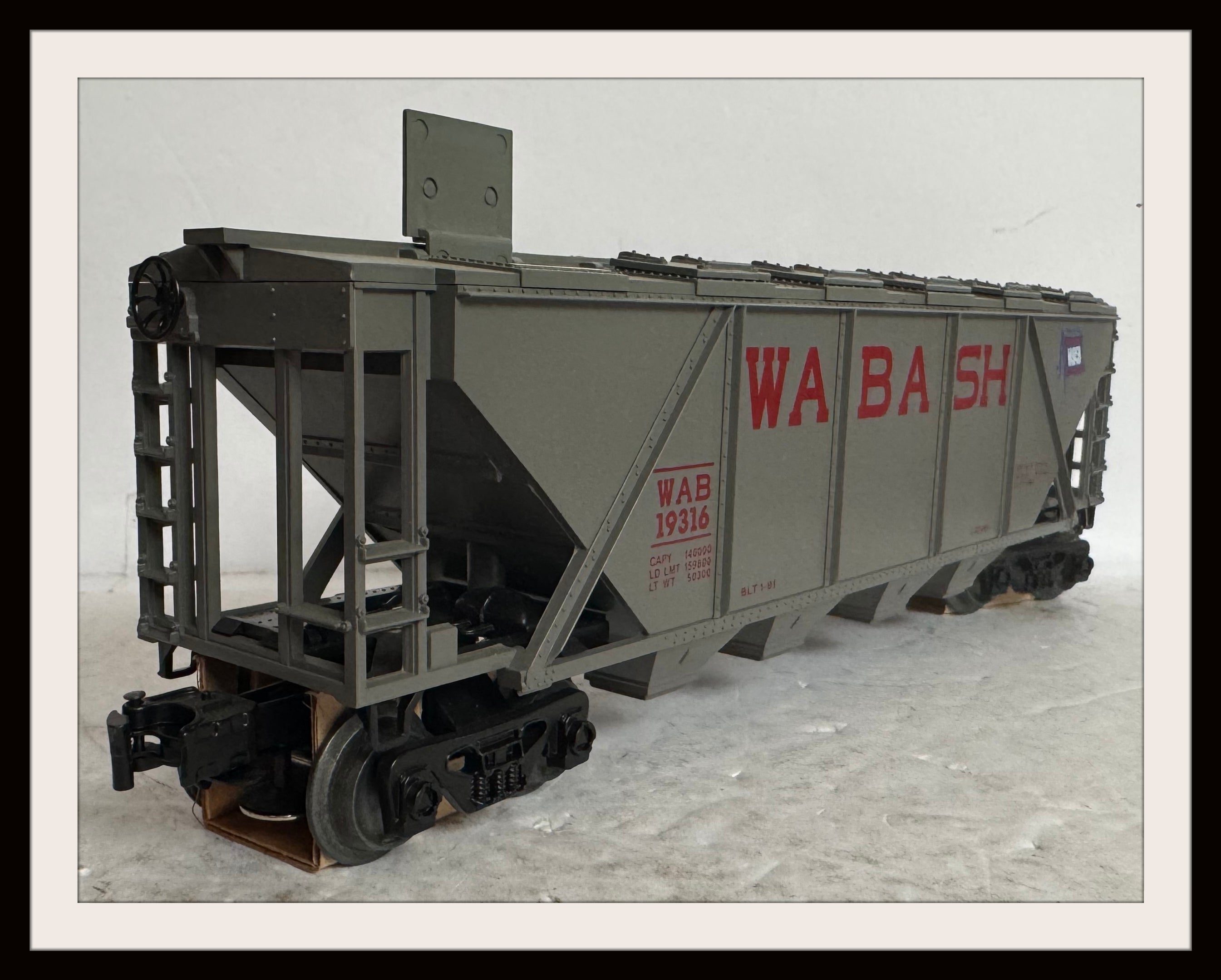 Lionel Wabash Covered Hopper # 6-19316