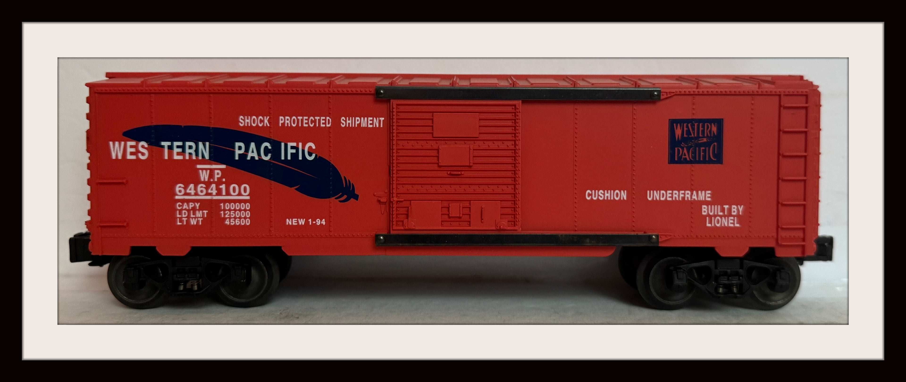 Lionel Western Pacific 6464 Series Boxcar # 6-19260 New Old Stock