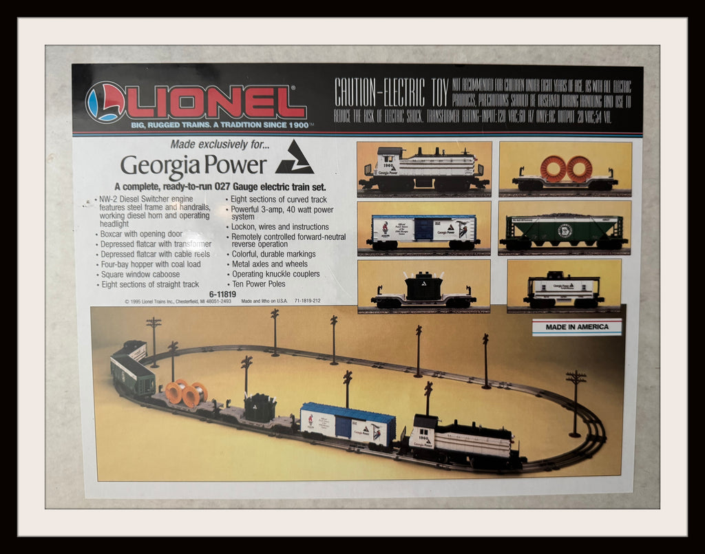 Lionel Georgia Power Train Set # 6-11819 NIB