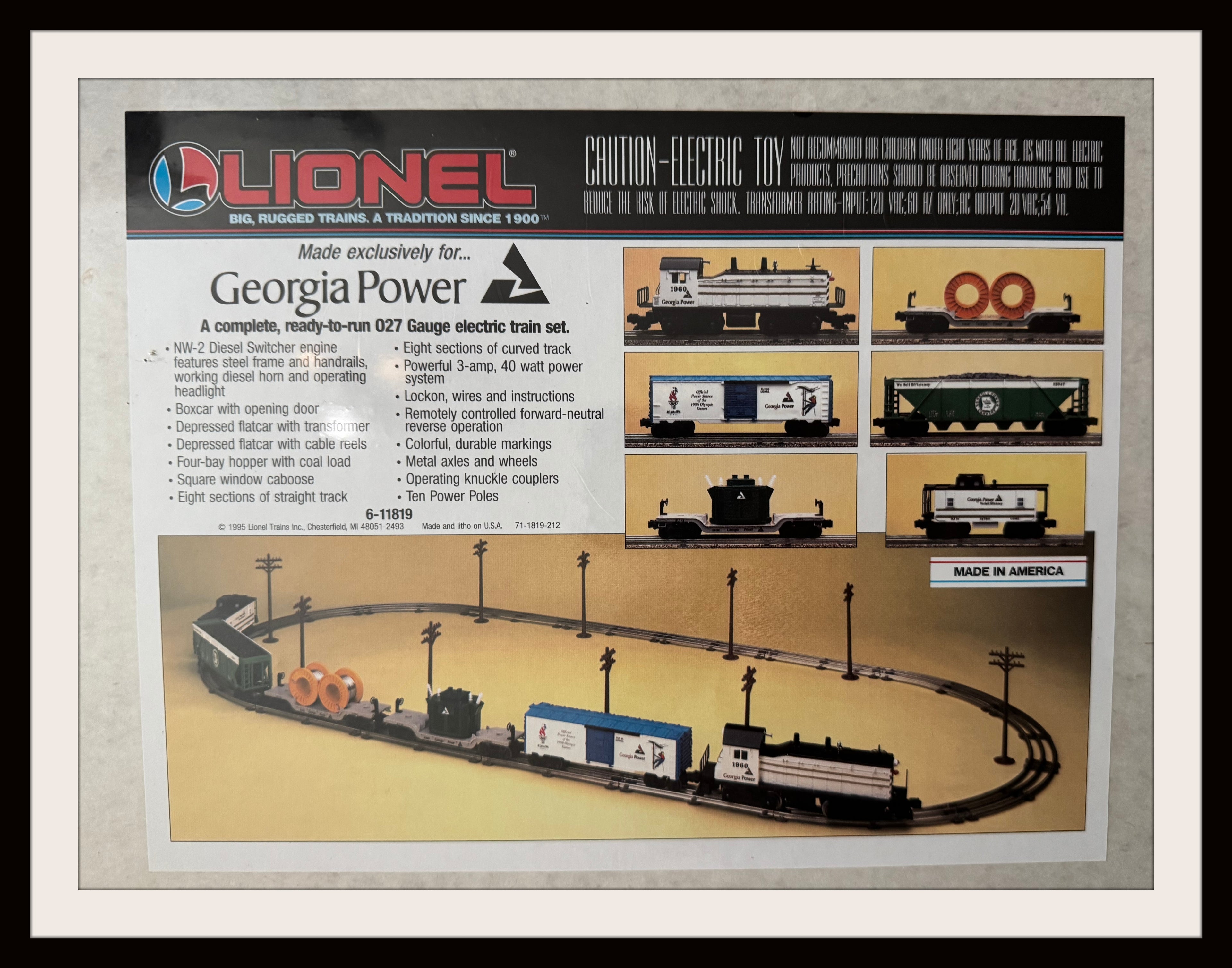 Lionel Georgia Power Train Set # 6-11819 NIB
