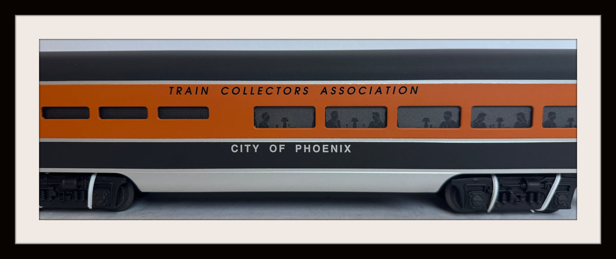 Lionel Train Collectors Ass. City of Phoenix Aluminum Observation Car N.O.S