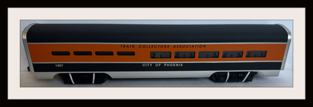 Lionel Train Collectors Ass. City of Phoenix Aluminum Observation Car N.O.S