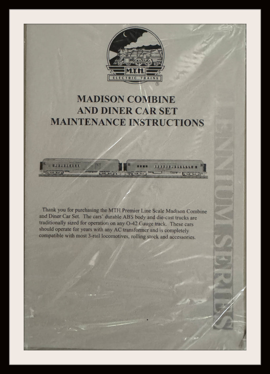 MTH Scale 70' Southern Madison Combo, Dinner Set New Old Stock