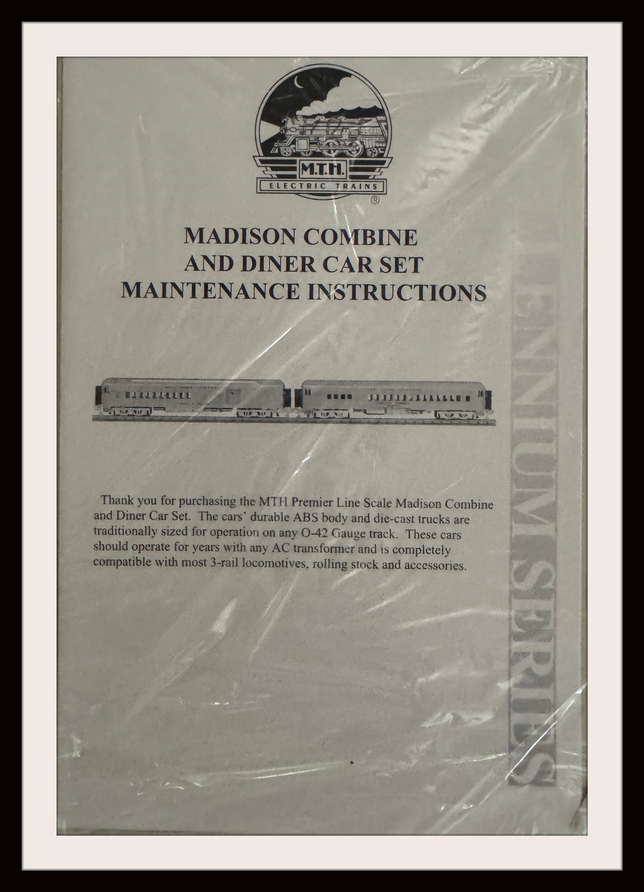 MTH Scale 70' Southern Madison Combo, Dinner Set New Old Stock