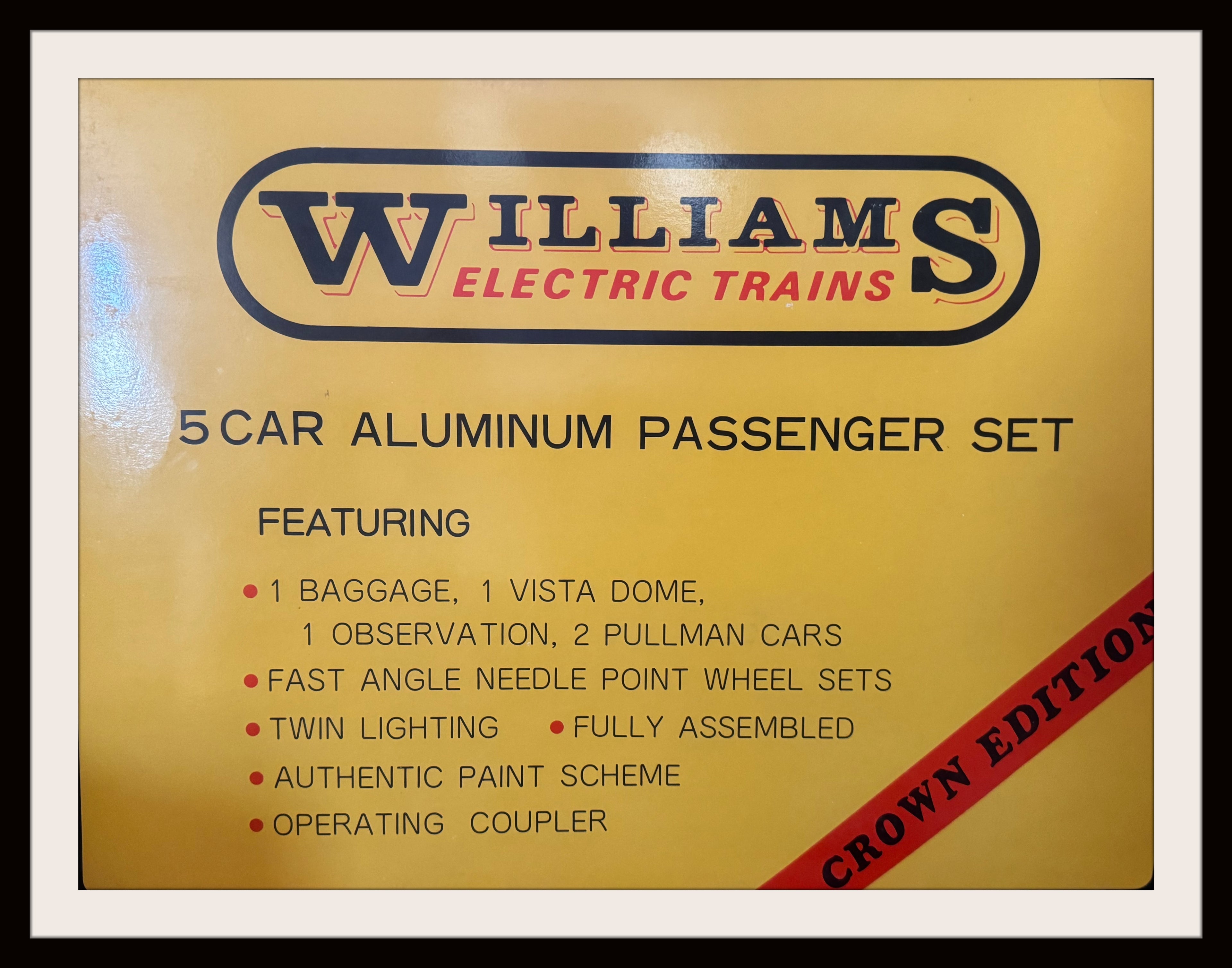 Williams Norfolk and Western Aluminum Car Set of 5, # 2800