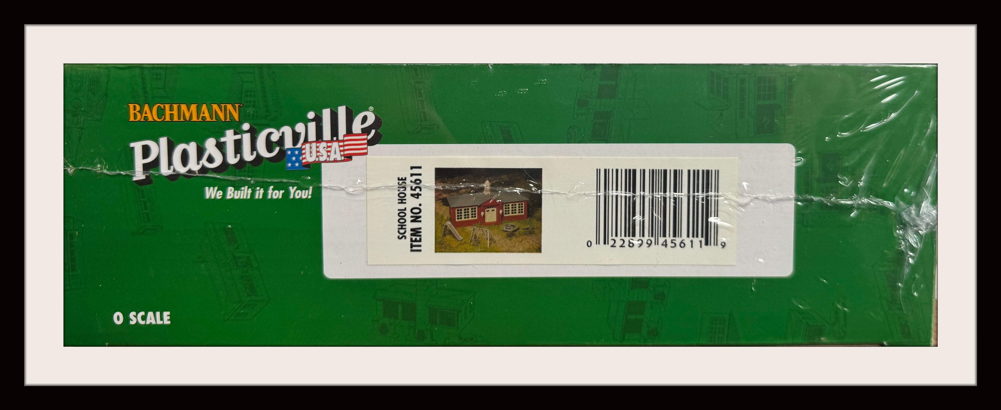 Plasticville # 45611 School House  O Scale, New Old Stock