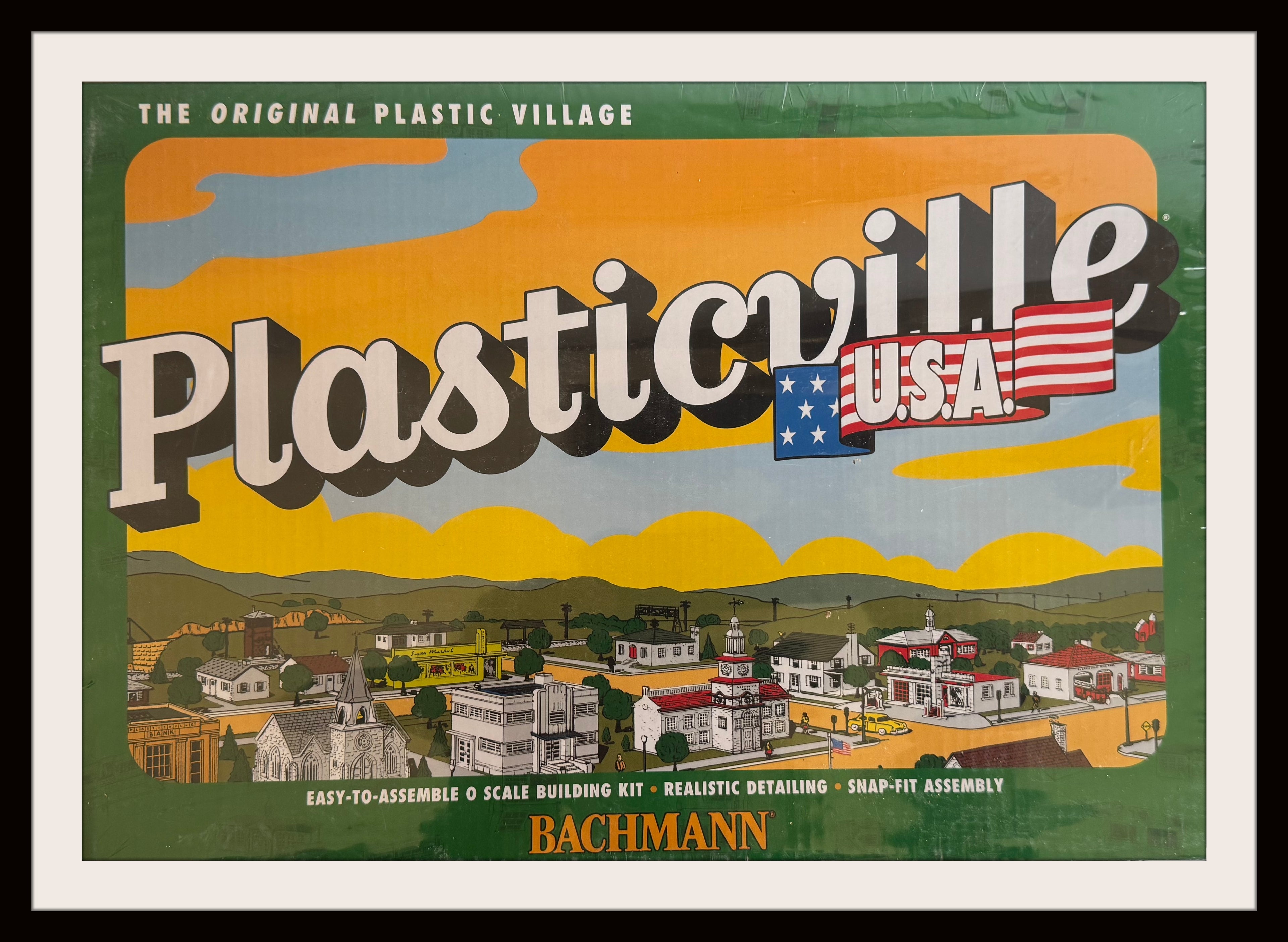 Plasticville # 45982 Log Cabin with Fence