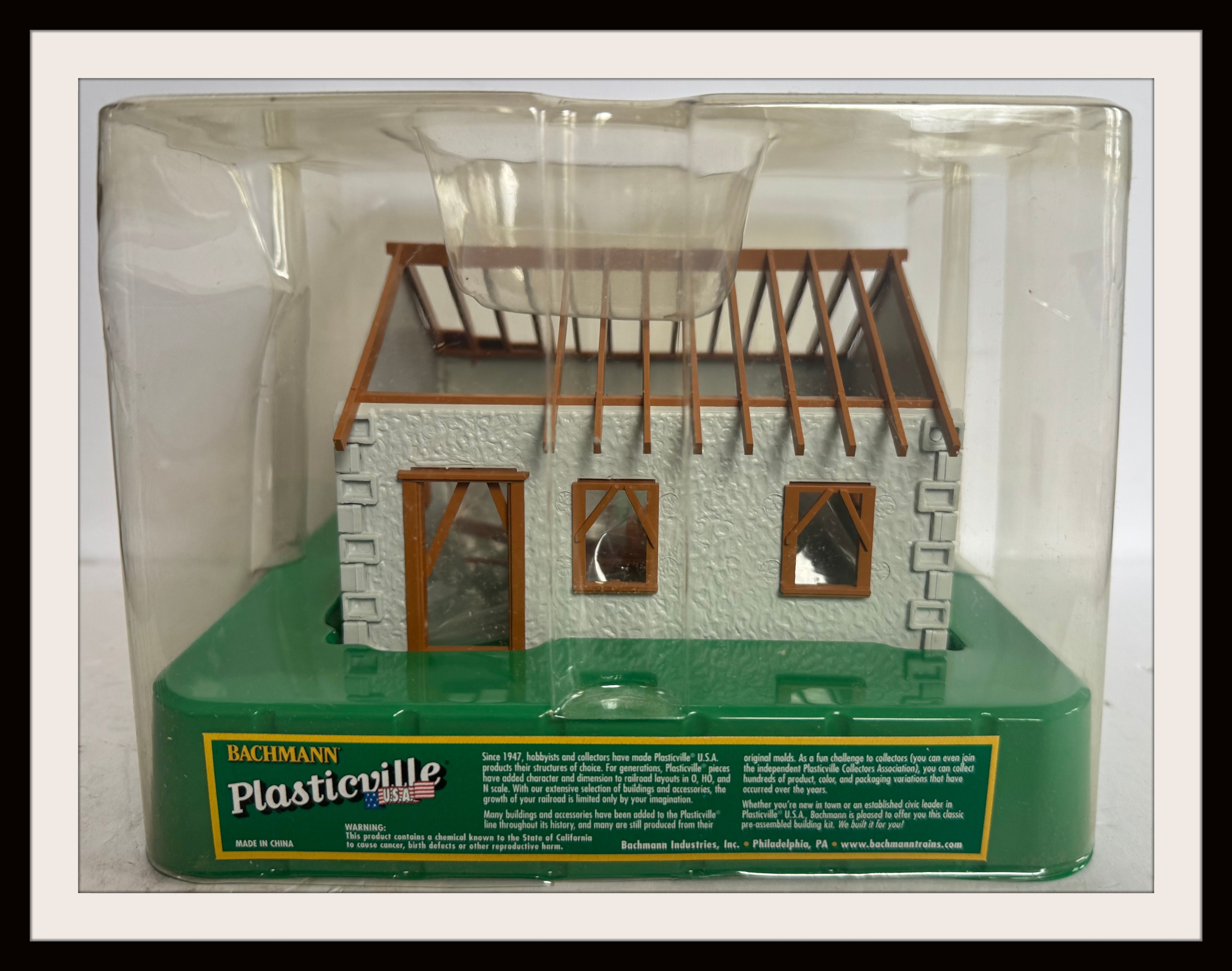 Plasticville House Under Construction