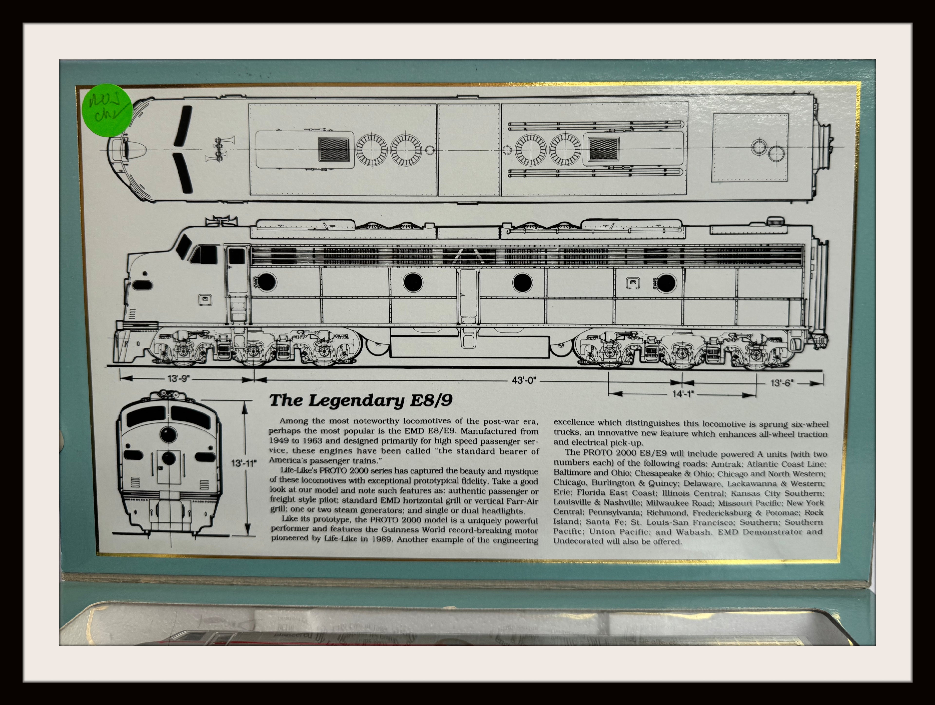 Proto 2000 E8-E9 Burlington