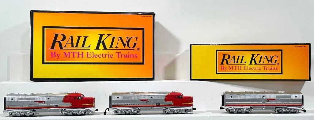 Santa Fe Alco A-A Set with PS 1.0 and Santa Fe Alco PA B Unit N.O.S.