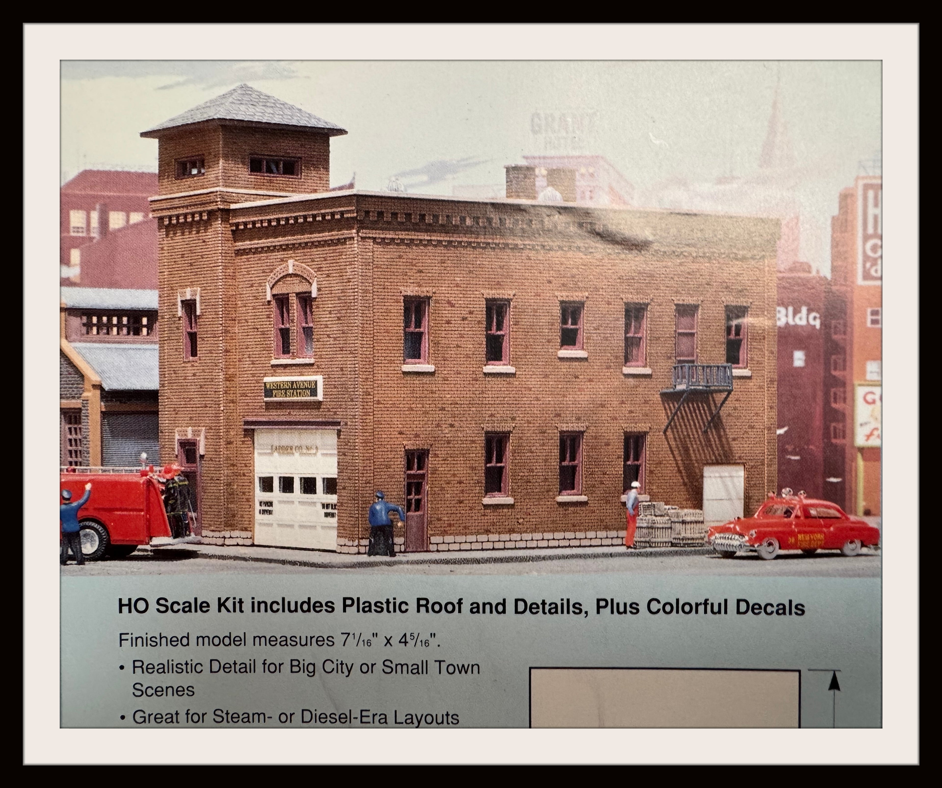 Walthers Cornerstone Series Western Avenue Fire Station New Old Stock