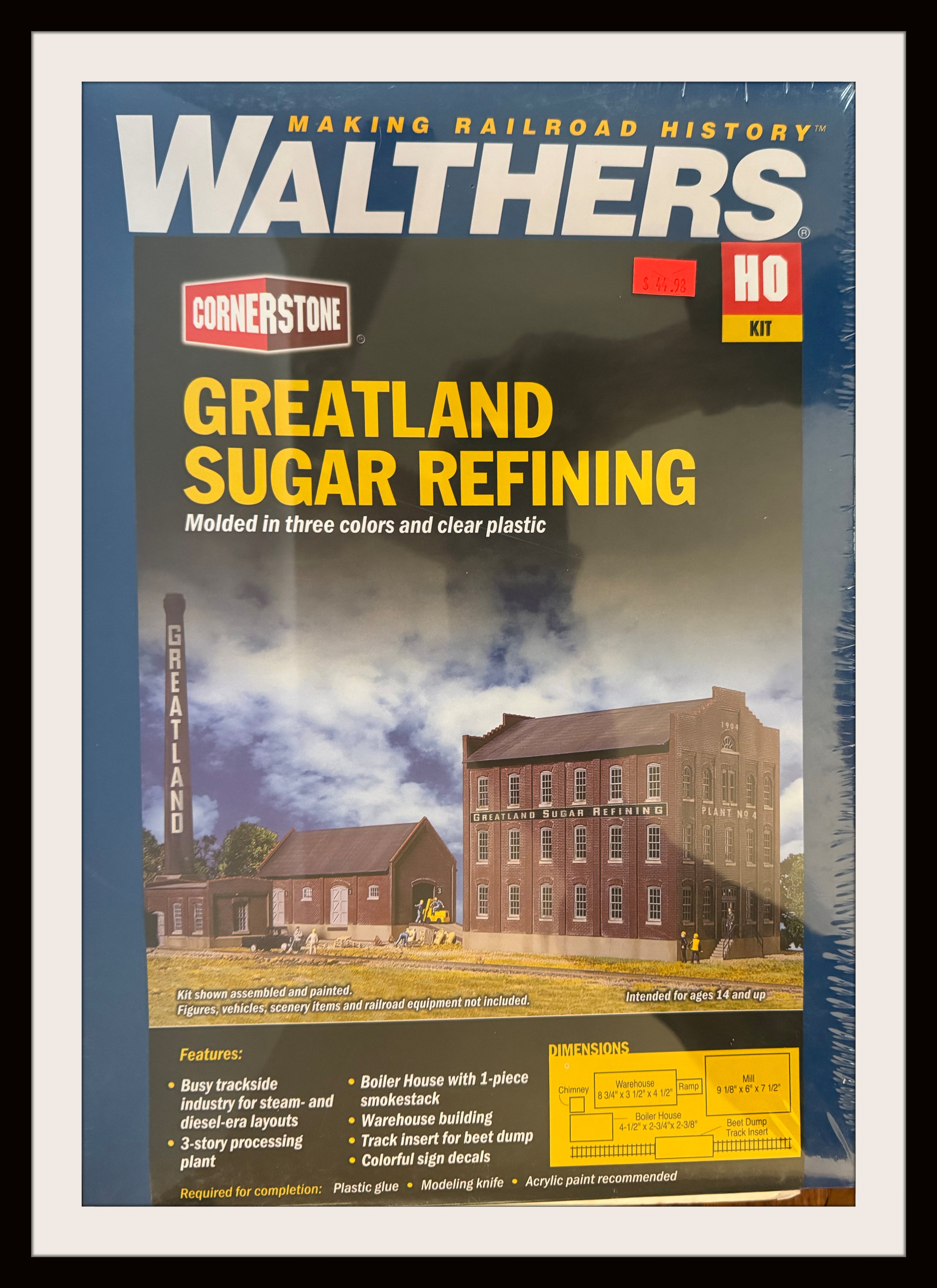 Walthers Greatland Sugar Refining New Old Stock