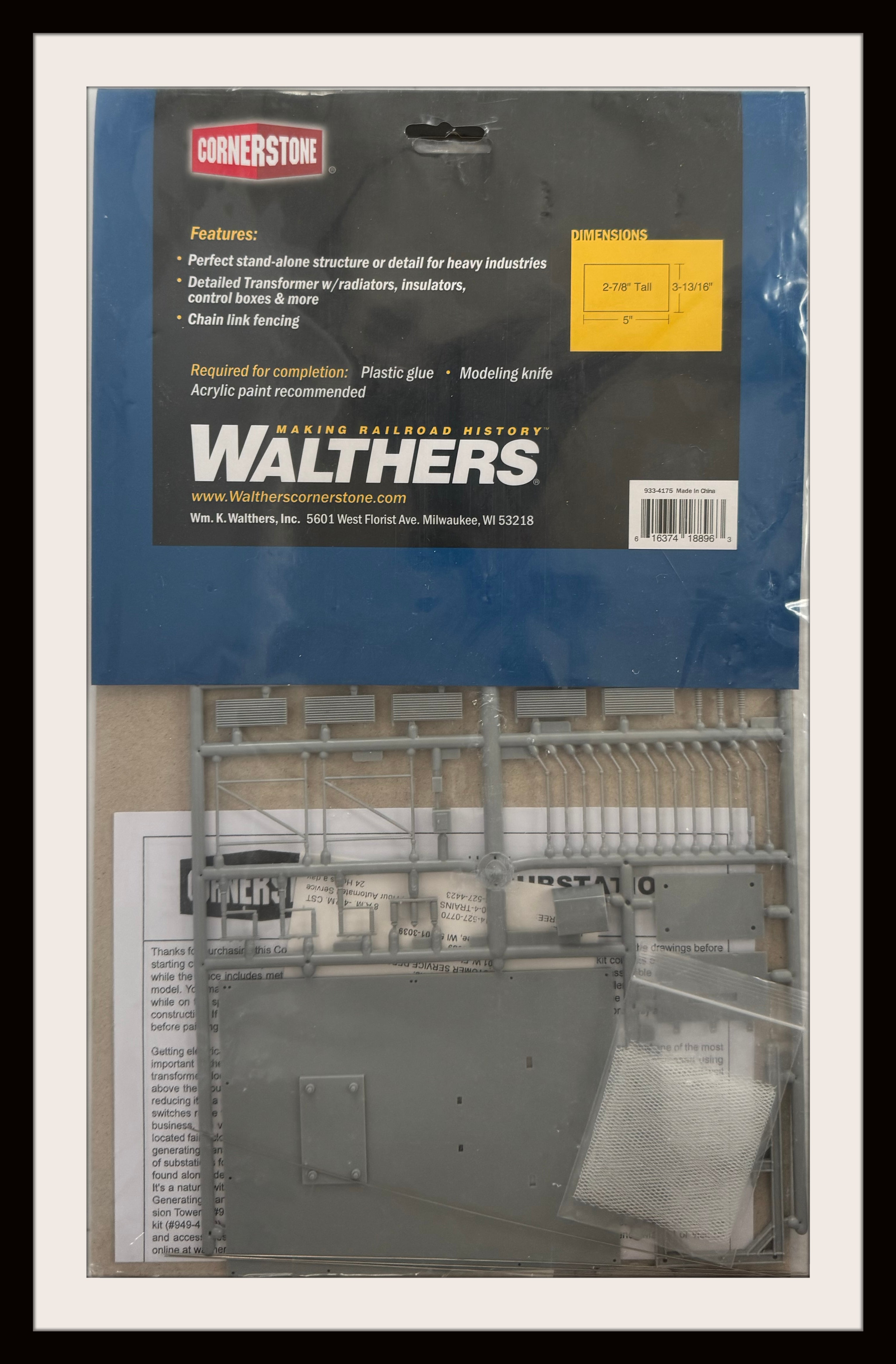 Walthers Small Substation New Old Stock