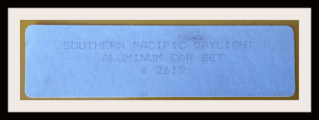 Williams Southern Pacific Car Set of 5, # 2612