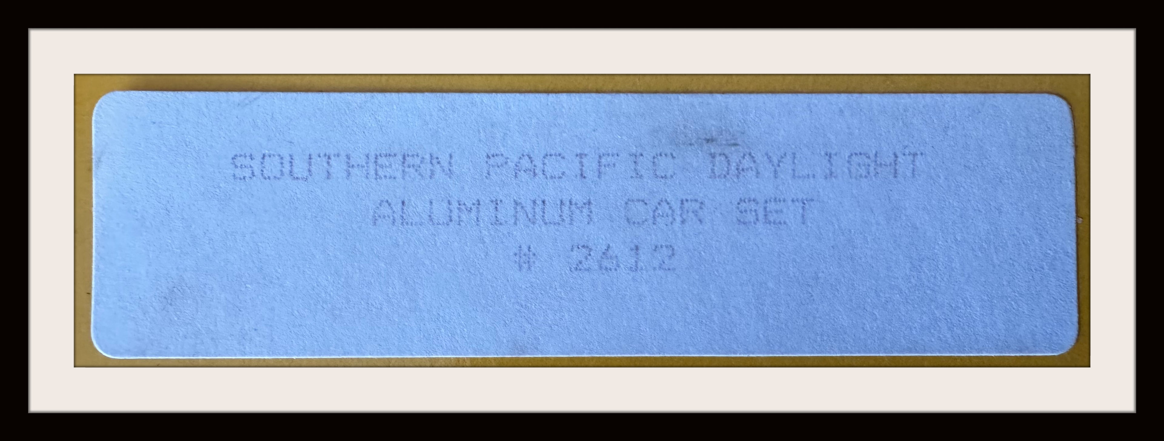 Williams Southern Pacific Car Set of 5, # 2612